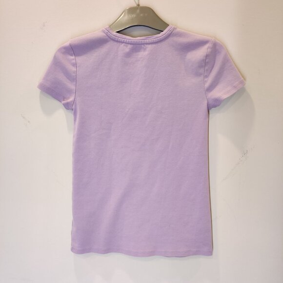 Joe Fresh Organic Cotton Lilac Short Sleeve Tee | Small - Picture 4 of 5